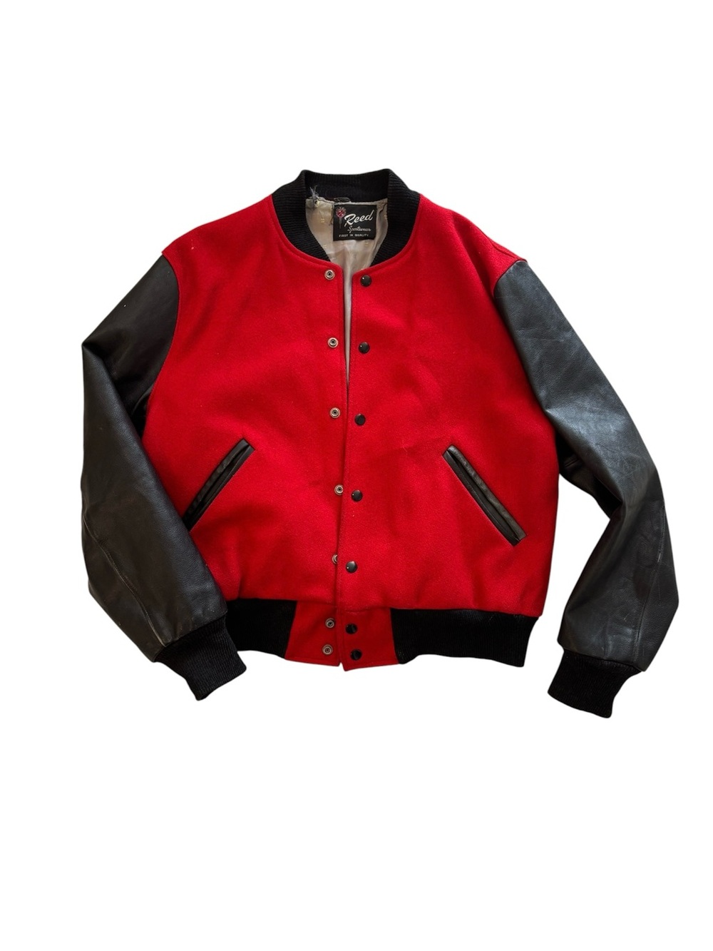 Vintage Reed Sportswear Letterman’s Jacket Leather
